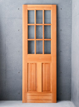 室内ドア・木製建具・引戸【9種類のガラスから選べる】|944AG【引き違い戸用ドア2枚セット】