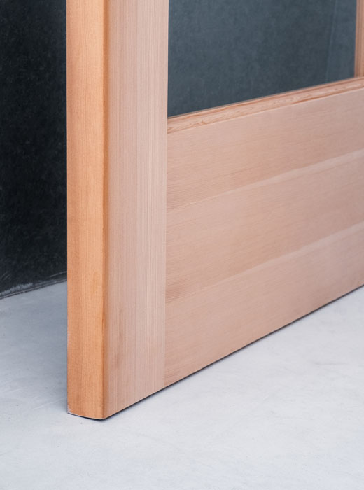 室内ドア・木製建具・引き戸|1501【アウトセット引き戸用スリムタイプ】