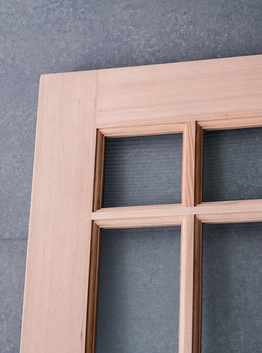 室内ドア・木製建具・引戸|シンプソン 1309 2サイズあり【連動2本引き込み戸用ドア2枚セット】
