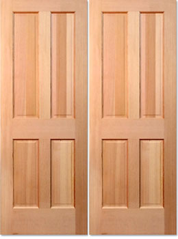外部ドア・木製建具|2044 x 2【両開き戸】2サイズあり 平日15時までの決済で翌営業日出荷