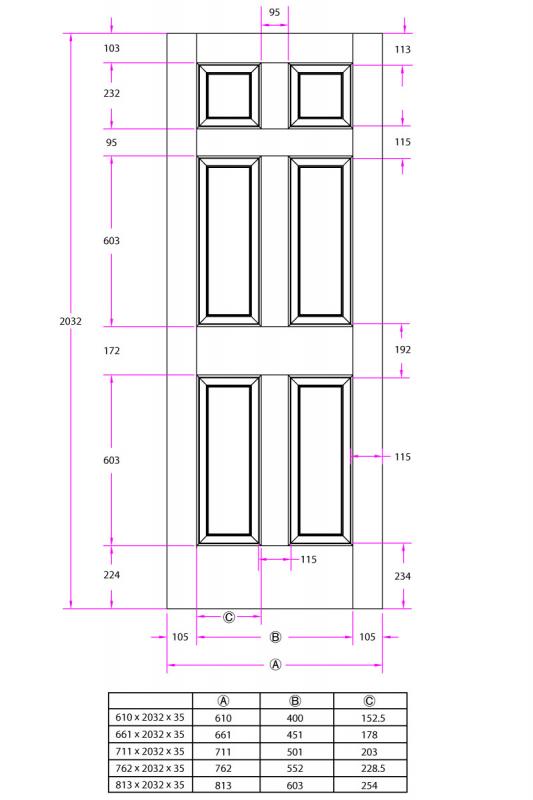 室内ドア・木製建具・引戸|66【開き戸用】