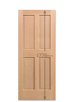 室内ドア・木製建具・引き戸|シンプソン 44 (711×1778×35) 24510  平日15時までの決済で翌営業日出荷