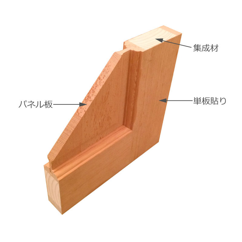 輸入建材のジェイマックス / 外部ドア・木製建具|1501-44【開き戸枠