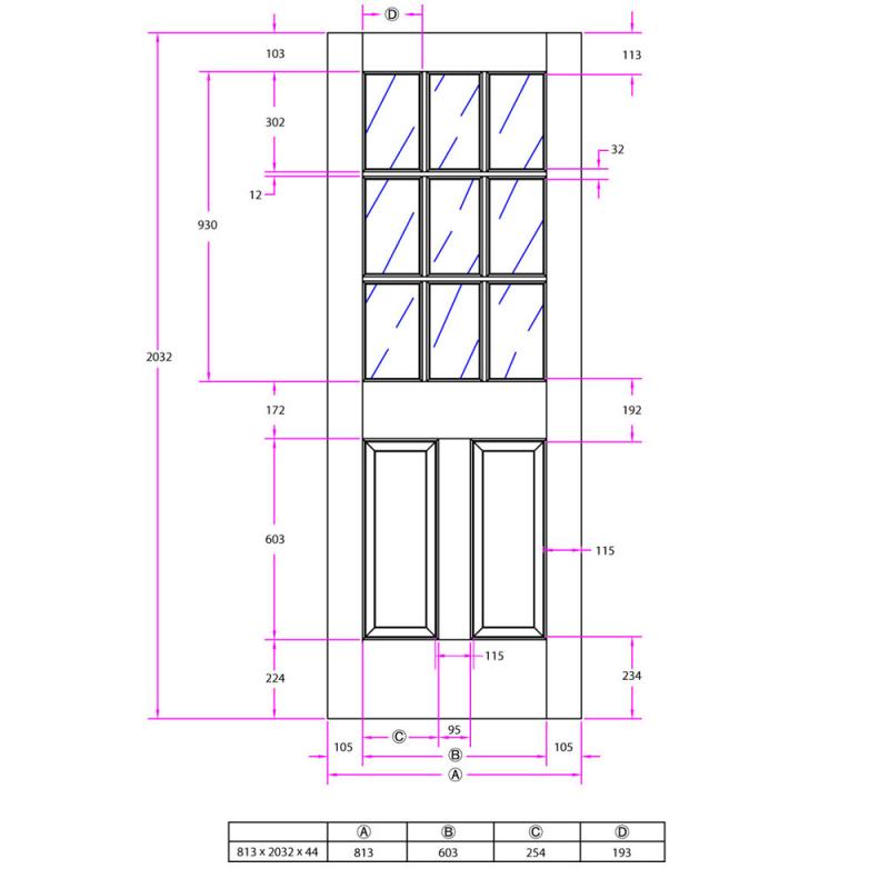 外部ドア・木製建具|944-44【開き戸枠セット】(813×2032×44) 平日15時までの決済で翌営業日出荷