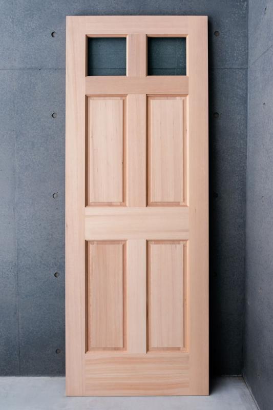 室内ドア・木製建具・引戸|266 W711×2032×35【連動2本引き込み戸用ドア2枚セット】