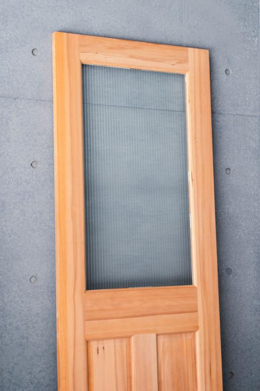 室内ドア・木製建具・引戸【9種類のガラスから選べる】|144AG【両開き戸用ドア2枚セット】