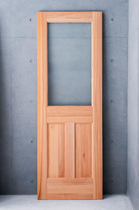 室内ドア・木製建具・引戸【9種類のガラスから選べる】|144AG【連動3本引き込み戸用ドア3枚セット